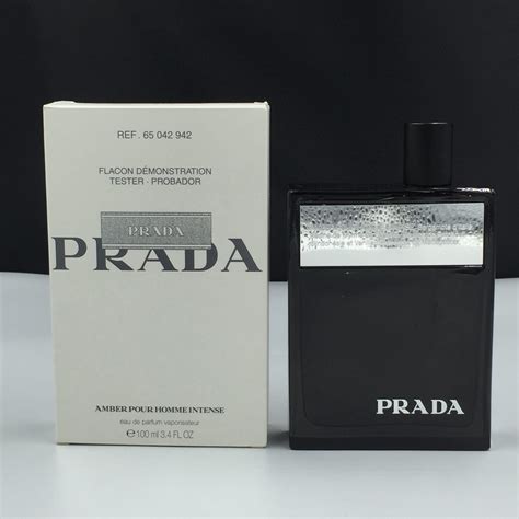 prada homme tester|amber pour homme intense.